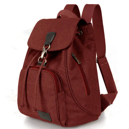 Retro Canvas Backpack for Men and Women - Large Capacity