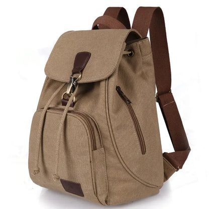 Retro Canvas Backpack for Men and Women - Large Capacity