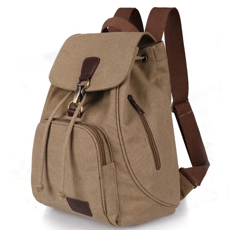 Retro Canvas Backpack for Men and Women - Large Capacity