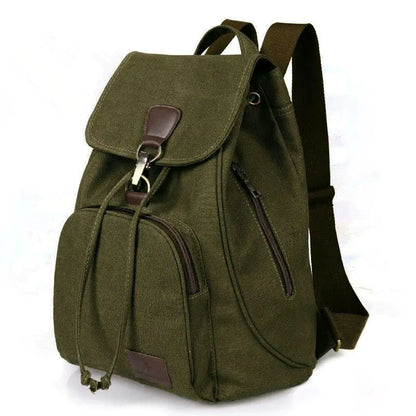 Retro Canvas Backpack for Men and Women - Large Capacity