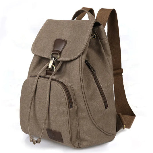 Retro Canvas Backpack for Men and Women - Large Capacity