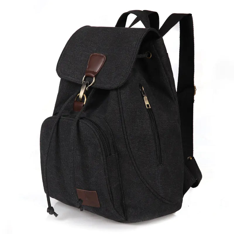 Retro Canvas Backpack for Men and Women - Large Capacity